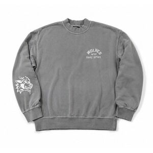 Darc Sport Wolves NFGU Sweatshirt Grey Limited Edition 651/1000 Mens Small